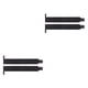 thumbnail image 4 of Eigraketly Muñequera elástica Peso óptimo Fitness Correa acolchada para el pulgar Soporte de mano de potencia Banda Correas de alivio Muñequeras Negro Negro 2piezas Eigraketly  CBP504398, 4 of 6