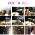 thumbnail image 4 of 50PCS Feather Hair Extension Kit With Synthetic Feathers 100 Beads Plier, 4 of 6