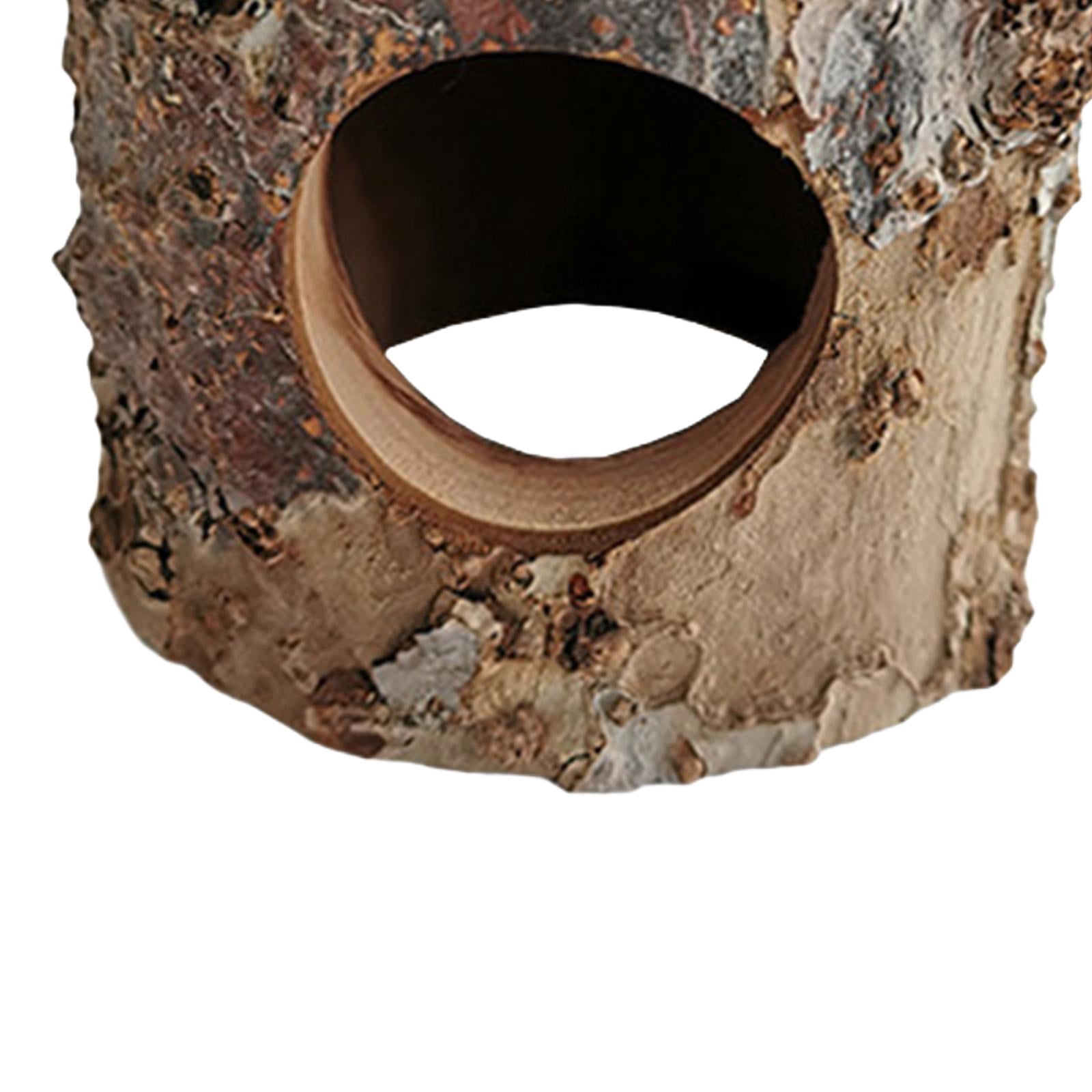 oshhnii Small Animal Hideout Exercise Wooden Hamster Tunnel for Hamster