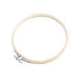 thumbnail image 1 of 1PC 30cm Bamboo Embroidery Circle Frame DIY Craft Cross Stitch Chinese Traditional Sewing Manual Tool, 1 of 4