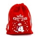 thumbnail image 1 of Microstar 50 unids/bolsa paquete rojo bolsa de regalo de boca Feliz Navidad cordón decoración de Navidad bolsas de embalaje de galletas de caramelo, 1 of 4