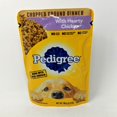 thumbnail image 2 of (6 pack) Pedigre Chopped Ground Dinner Meaty Hearty Chicken Wet Dog Food, 3.5 Oz Pouches, 2 of 7