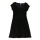 thumbnail image 1 of Vestido acampanado fruncido Elementz para mujer negro mediano, 1 of 2