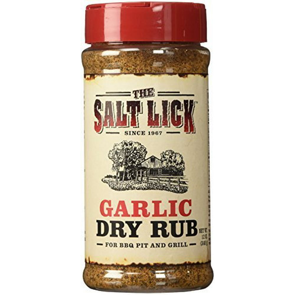 The Salt Lick BBQ Garlic Dry Rub 12 Oz (Pack of 3) by Salt Lick