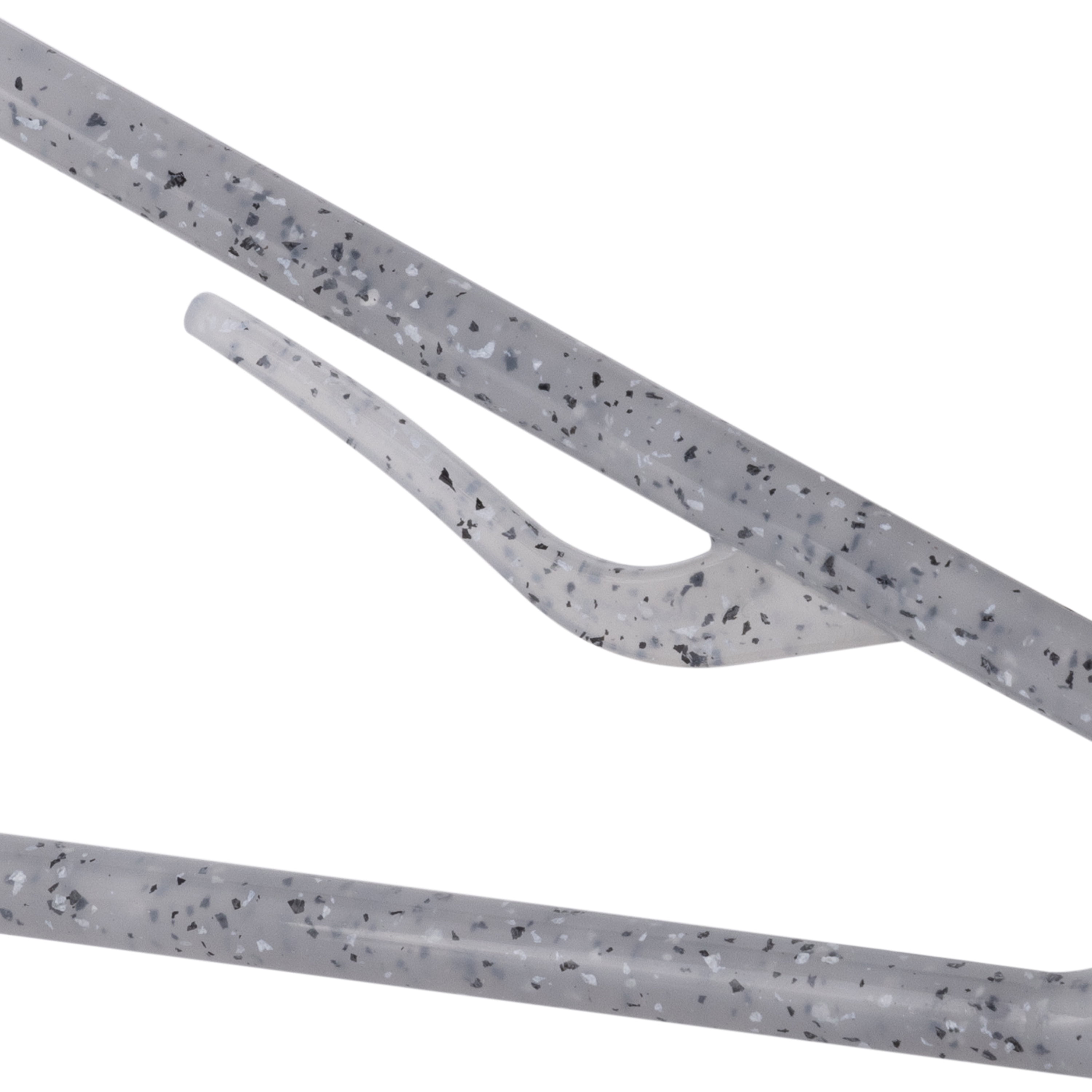 Simplify Granite Look Design Plastic Clothes Hangers, 10 Count