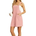 thumbnail image 4 of Cueply Rompers for Women Short Overalls Casual Summer Adjustable Strap Shorts Jumpsuit with Pockets, 4 of 7