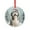 Pattern-4, variant on Crystal Glass Ornament Personalize Brown Poodle Puppy Round Ornament Pet Lovers Gift Gift Exchange Present Ideas