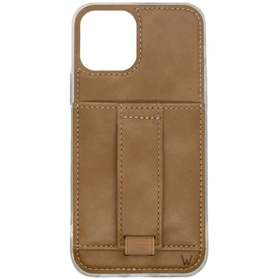 Walli Cases Camel by Our Faux Farmhouse Phone Case for iPhone 11 Pro with Wallet, Kickstand & Finger Strap