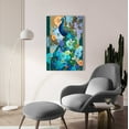 thumbnail image 6 of Epic Art 'Floral Peacock' by David Galchutt, Acrylic Glass Wall Art, 24"x36", 6 of 8