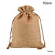 thumbnail image 5 of Matsuzay 50 unids/lote de bolsas de lino con cordón, bolsas de regalo para recuerdo de boda, bolsas para cosméticos para Baby Shower, bolsas para joyas Type4 NO4 Matsuzay CBP118240, 5 of 5