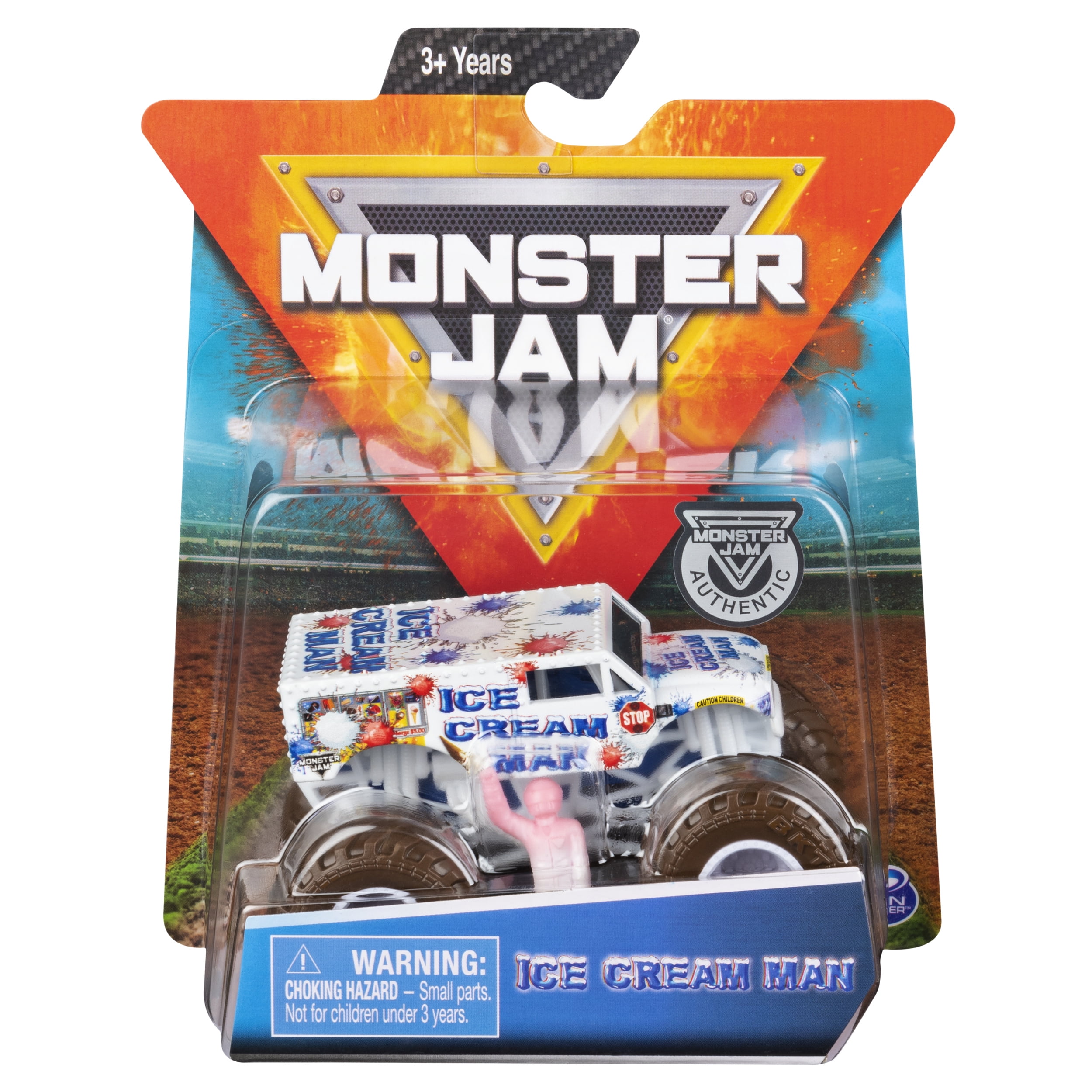 ice cream man monster truck toy