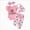 Pink, variant on 3-6 Months Infant Romper Newborn Outfit Baby Girl Going Home Outfit Ruffle Ribbed Romper Top Floral Pants Set Cute Summer Clothes,White Jumpsuit Bodysuit