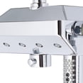 thumbnail image 2 of AquaPower 11-in Rain Showerhead Shower System with Pivoting Shower Arm and PULSE AquaPower Spray Chrome, 2 of 4