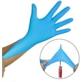 thumbnail image 2 of Disposable gloves, Nitrile Vinyl mix Exam Glove powder free, Latex free glove (Large, 200pcs), 2 of 3