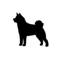 thumbnail image 3 of Akita Dog Silhouette - Beautiful Solid Steel Home Decor Decorative Accent Metal Art Wall Sign, 3 of 3