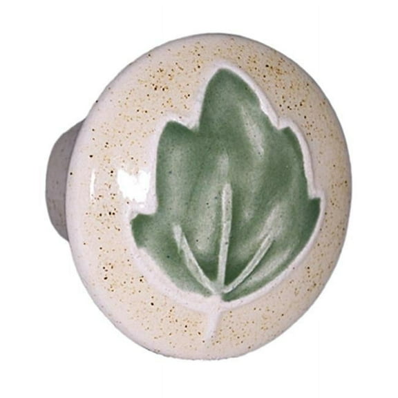 Acorn PRAYP Sm Rd Tan with Green Leaf