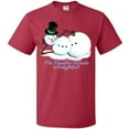 thumbnail image 3 of Inktastic Sassy Snowman The Weather Outside is Delightful T-Shirt, 3 of 5