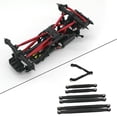 thumbnail image 1 of 7 piezas 1:24 varilla de enlace de aleación de aluminio para Axial SCX24 AXI00001, AXI00002, AXI90081, camión de orugas, coche, piezas de bricolaje Negro Hugo Varillaje de varilla de aluminio, 1 of 8
