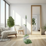 Chmadoxn Transparent Sweeping Set Household Sweeping Dustpan Combination Sweeping Artifact Sweeping Hair- Plastic Set Two-piece Combination Furniture Home Broom and dustpan