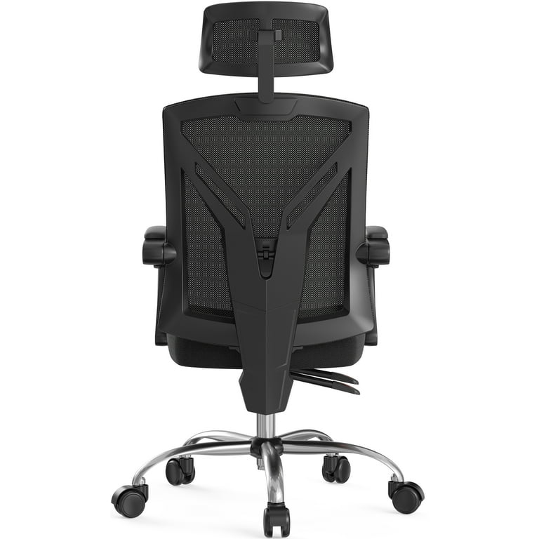 Ergonomic Recliner Mesh Office Chair with Adjustable Footrest