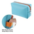 thumbnail image 4 of Unique Bargains Portable Cosmetic Travel Bag Waterproof Pouch Case Make Up Organizer Toiletry Bag for Women Blue, 4 of 7