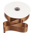 thumbnail image 1 of Joycrosso 1 1/2 Inch Golden Brown Solid Satin Ribbon, 100 Yards Double Faced Satin for Gift Wrapping Floral Bouquets Wedding Party Decoration, 1 of 7
