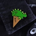 thumbnail image 3 of Dinocone Dinosaur Stegosaurus Hard Enamel Lapel Pin, 3 of 11