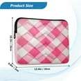 thumbnail image 3 of Laptop Inner Case 13.4x10.2In Laptop Case Is Suitable For 13-14In Laptop For Work Travel Outdoors Pink Check, 3 of 7
