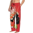 thumbnail image 2 of Kll Mens Pajama Pants For Men,Mens Lounge Pants,Funny Gifts For Men,Men'S Pajama Bottoms-Sushi, 2 of 9