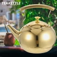 thumbnail image 4 of EXHUMKY Golden Stainless Steel Kettle for Home and Kitchen Use, and Stylish Tea and Coffee Pot, 4 of 6