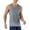 Grey, variant on Krdevn Men's Plus Size Fitness Vest Outdoor Lightweight Breathable Racing Vest Pressed Rubber Running Vest,Tank Tops Men,S