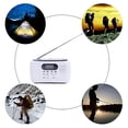 thumbnail image 5 of D323 Solar Hand-cranked Radio Portable Multi-function Card Screen Display Led Flashlight Radio For Outdoor Emergency, 5 of 5
