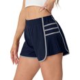 thumbnail image 2 of Cueply Women's Workout Shorts Pleated Running Athletic Gym Shorts with Liner Quick Dry, 2 of 6