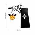 thumbnail image 3 of Cute Reading Ghost Hanging Lantern, Vintage Metal Bracket Library Shelf Light Halloween Themed Decor for Indoor Bookcase Display(Witch Hat), 3 of 6