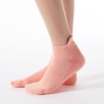 thumbnail image 3 of Teen Unisex Cotton Hosiery Adult Comfortable Novelty Socks Ankle Socks Flip Flops Design Socks Low Cut Ankle Sock RED, 3 of 8