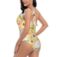 thumbnail image 4 of Honeii Summer Animals for women's one-piece swimsuit featuring a chic one-shoulder design experience elegance and style in the water-X-Large, 4 of 6