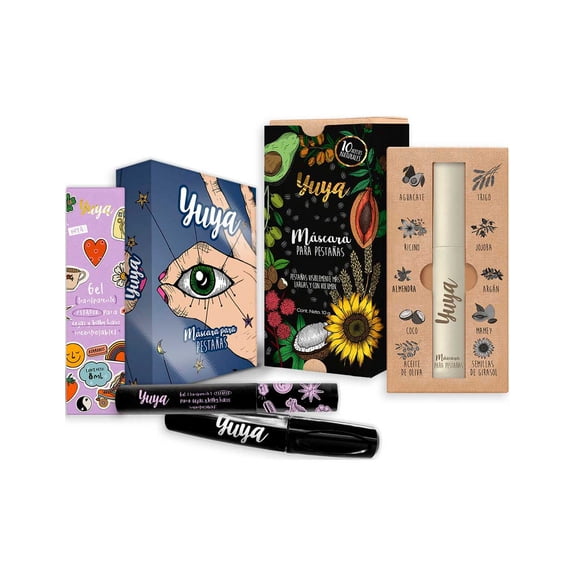 Máscara Para pestañas Yuya 10g Máscara Para pestañas 10 Aceites 10g Gel Fijador Para Cejas 8ml Yuya