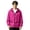 Hot Pink, variant on Men Lightweight Hooded Jacket Sun Protection Breathable Thin Outerwear with Zipper Front and Adjustable Drawstring Design