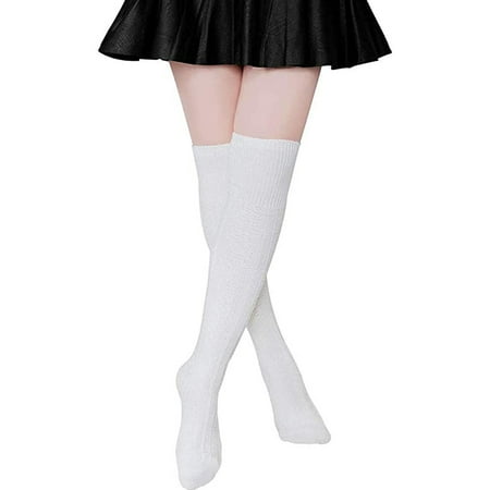 

Christmas Gifts 2022! TMOYZQ Knee Thigh High Socks for Women Adult Women Knitting Solid Color Knee-High Socks Cotton Fashion Long Stockings Holiday Gifts on Clearance