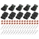 thumbnail image 1 of 5 Kit 3 Pasadores Vías Impermeable Eléctrico Conector Serie Terminal Coche, 1 of 1