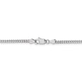 thumbnail image 3 of Primal Gold 14 Karat White Gold 2.5mm Franco Chain Necklace, 3 of 5