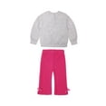 thumbnail image 2 of Wonderluxe Baby Girls' Long Sleeve Sweatshirt and Pant, 3-Piece Set, Sizes 0-3M-24M, 2 of 13
