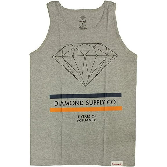 Diamond Supply Co 15 Years of Brilliance Tank Top Heather