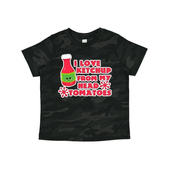 Inktastic I Love Ketchup from My Head Tomatoes Boys or Girls Toddler T-Shirt
