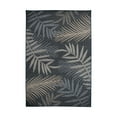 thumbnail image 2 of World Rug Gallery Bahama Palm Frond Indoor/Outdoor Area Rug - Blue 7'10" x 10', 2 of 7