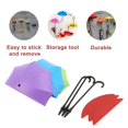 thumbnail image 3 of Discount 3 Colors Umbrella Wall Hook Storage Rack Bedroom Wall Decor Modern Key Holder, 3 of 8
