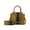 RB Brown, variant on Viridiana Women's Tote Handbag Croc-Embossed Vegan Leather Large Double Handles with Wallet by Mia K - Purple