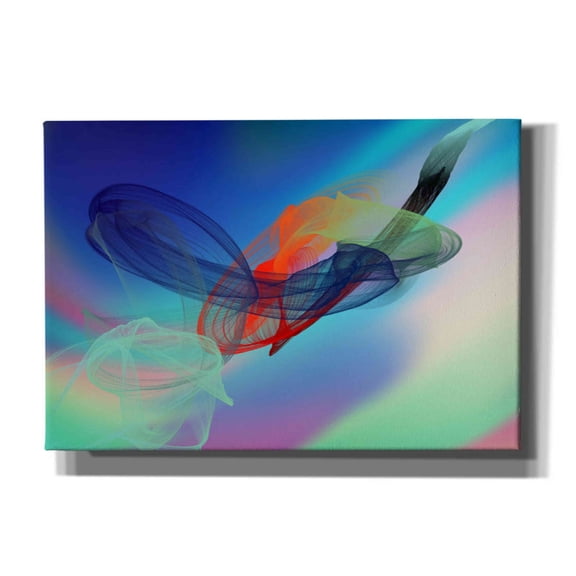 Epic Graffiti 'Color In The Lines 6' by Irena Orlov Giclee Canvas Wall Art, 26"x18"