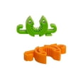 thumbnail image 4 of C-BITE Stake Clips - 50/50 Assortment for 7/8 (Orange) and 5/8 (Lime) garden stakes, 4 of 6