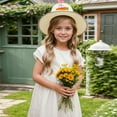 thumbnail image 2 of oqasdz Kids Hats & Caps for Boys and Girls Toddler Baby Soft Comfortable Adjustable Outdoor Party Everyday Wear Sunhat, Size 2-8 Years, 2 of 3